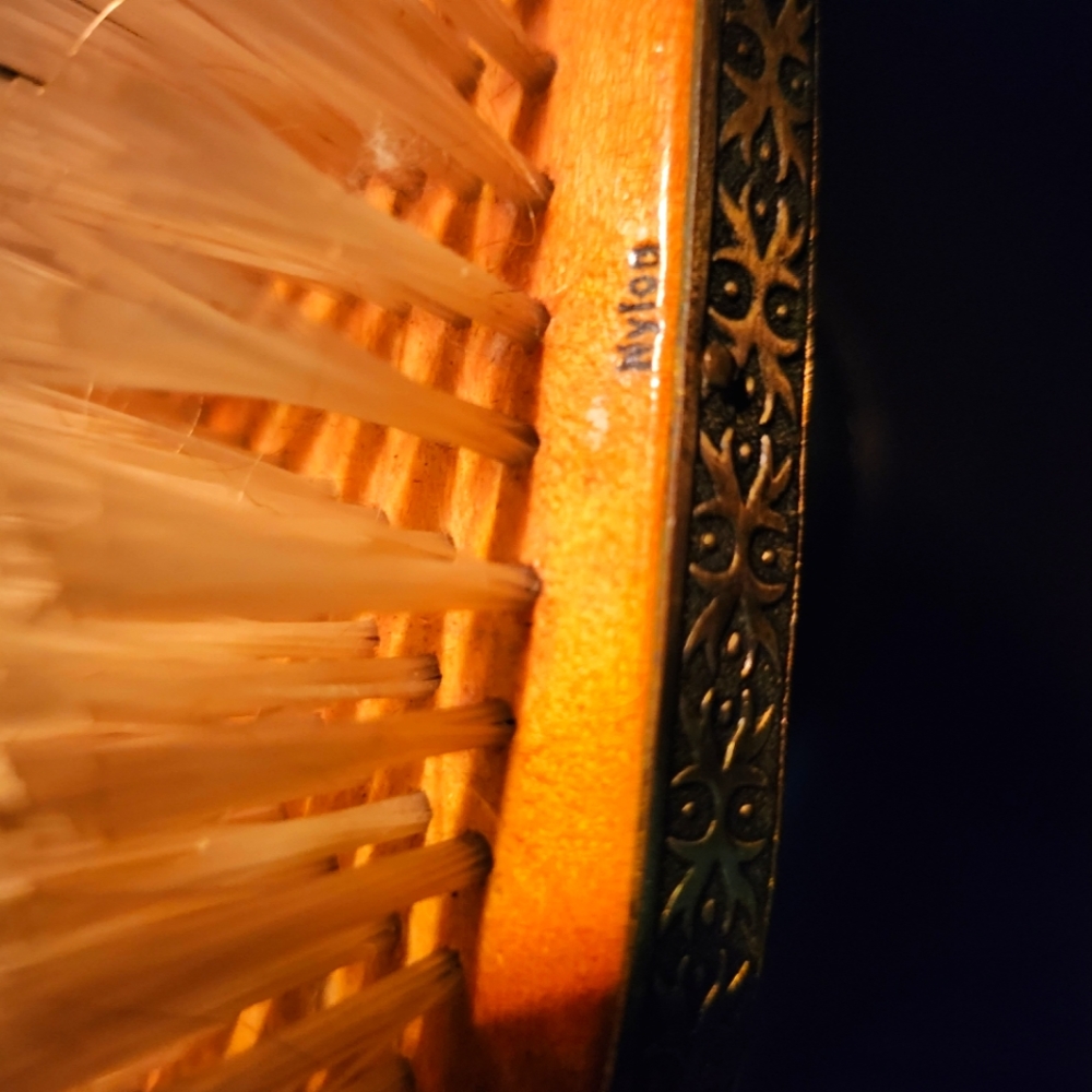 Antique Mirror  and Hair Brush, royalty
